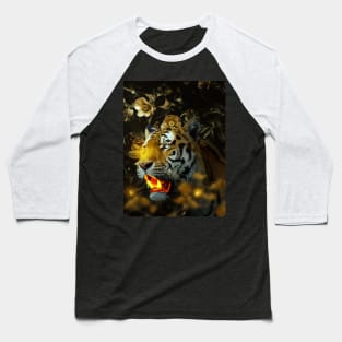 Gold Tiger Baseball T-Shirt